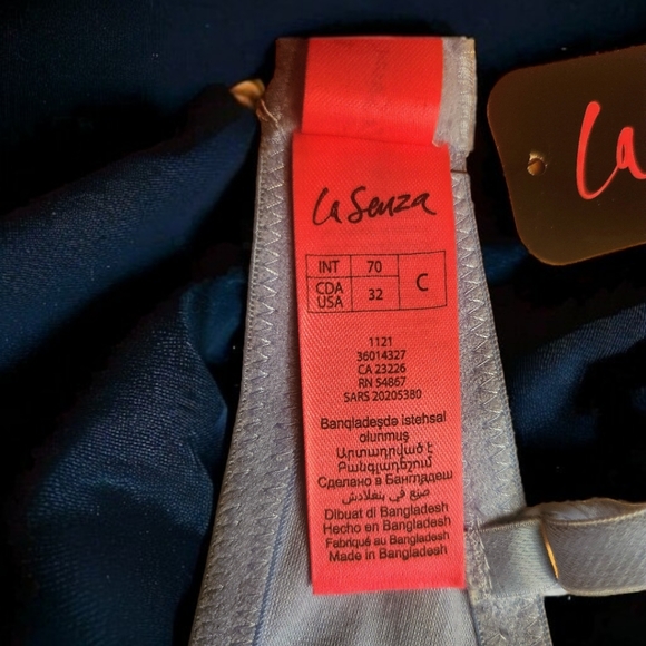 NWT La SENZA Lightly Lined Demi Bra 32C - Picture 6 of 8